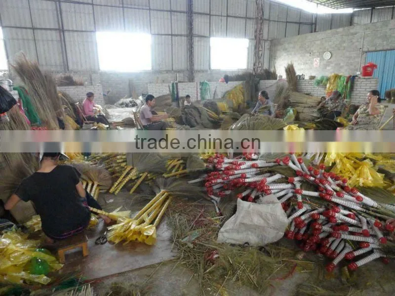 Natural sorghum grass sweeping street broom
