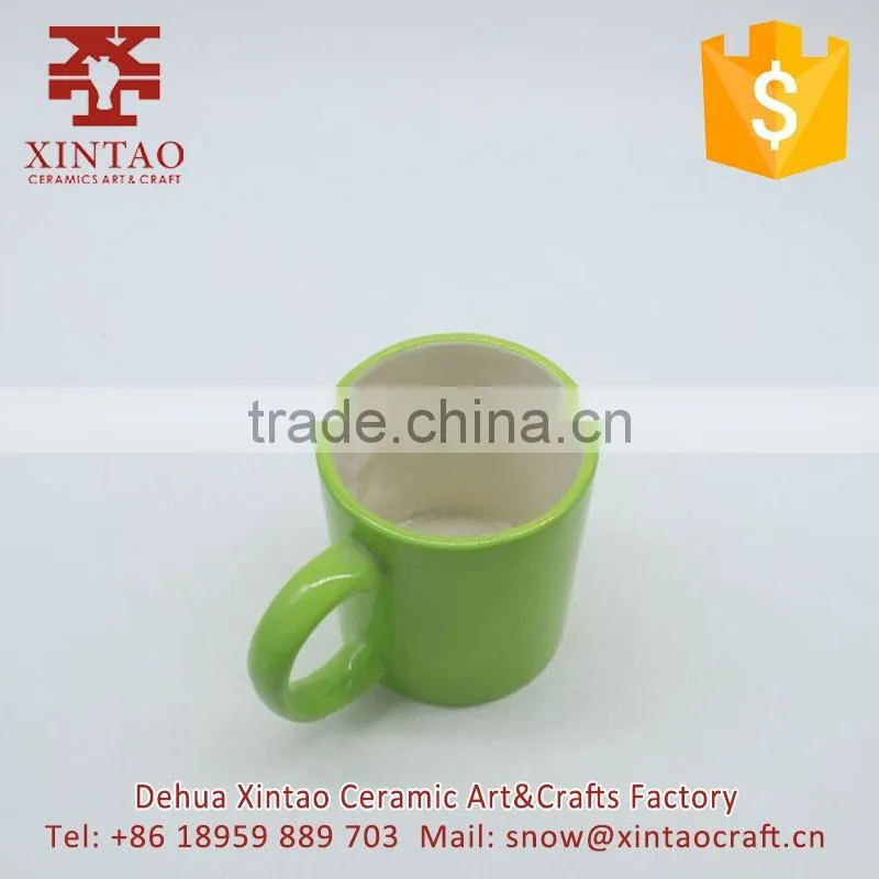 Promotional Bulk Order easy carry sunflower ceramic mugs