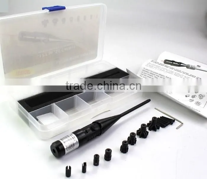 Erains TAC Optics 8 adaptors Red Dot Laser bore Sight for .177 to .50 Caliber Laser Boresighter