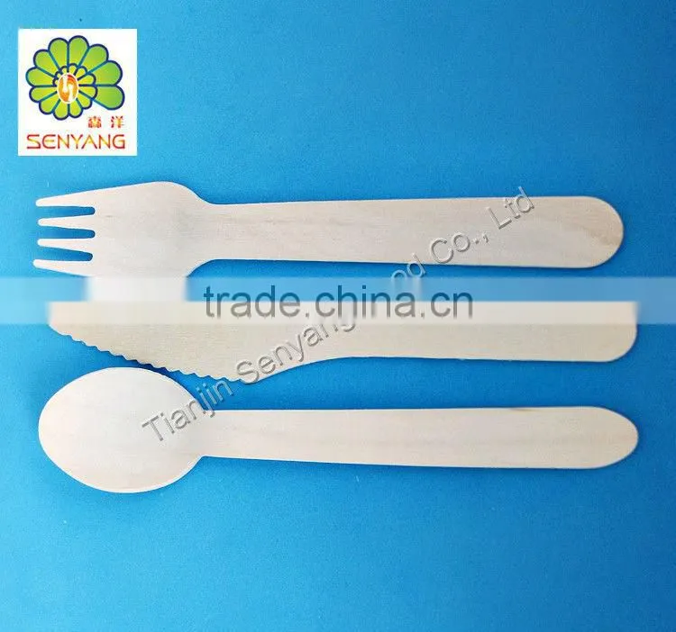 disposable wood knife