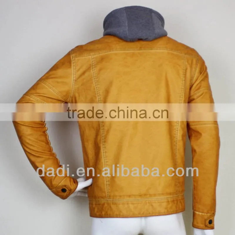 Fashion Leather Field Jacket