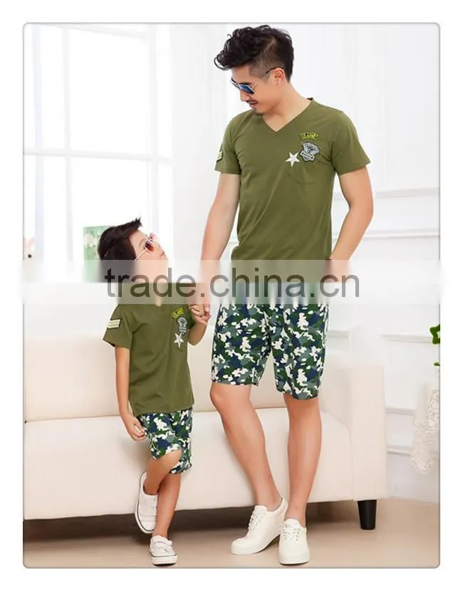 Hot new products for 2015 parentage clothes cute kid sweatshirt and pant, couple pajamas set best selling in uk