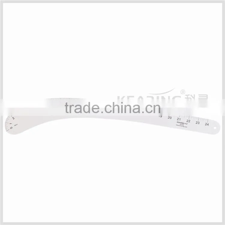 60CM China high quality small knife type metal french curve ruler for fashion design