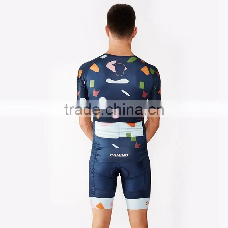 Specialized comfortable and quick dry one piece triathlon clothing/kits