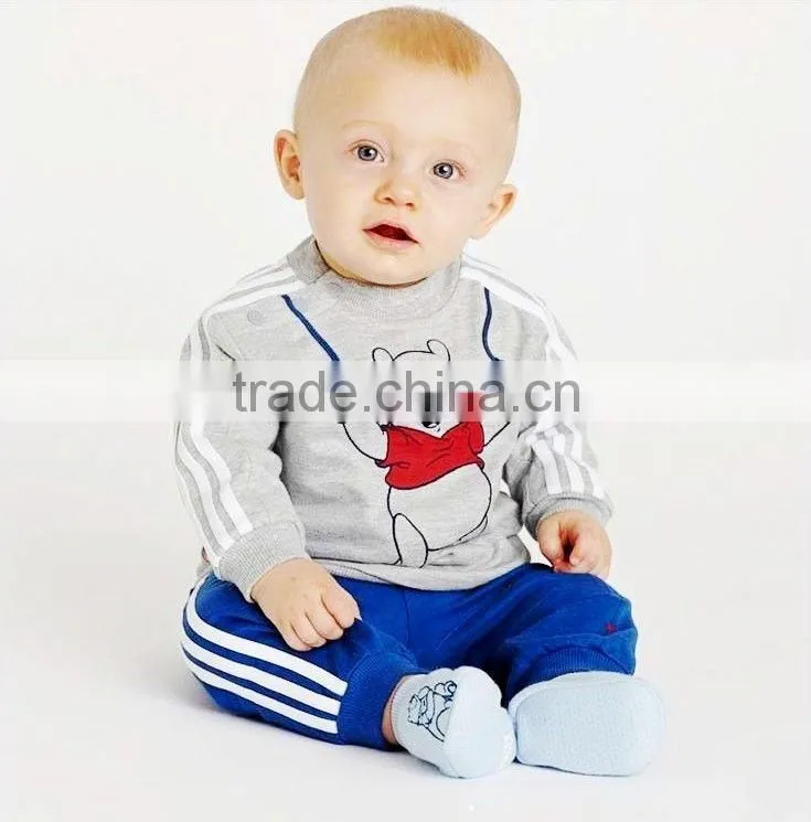 Boys Kids Baby Tracksuit Top Hoody Pants Trousers Set Clothing
