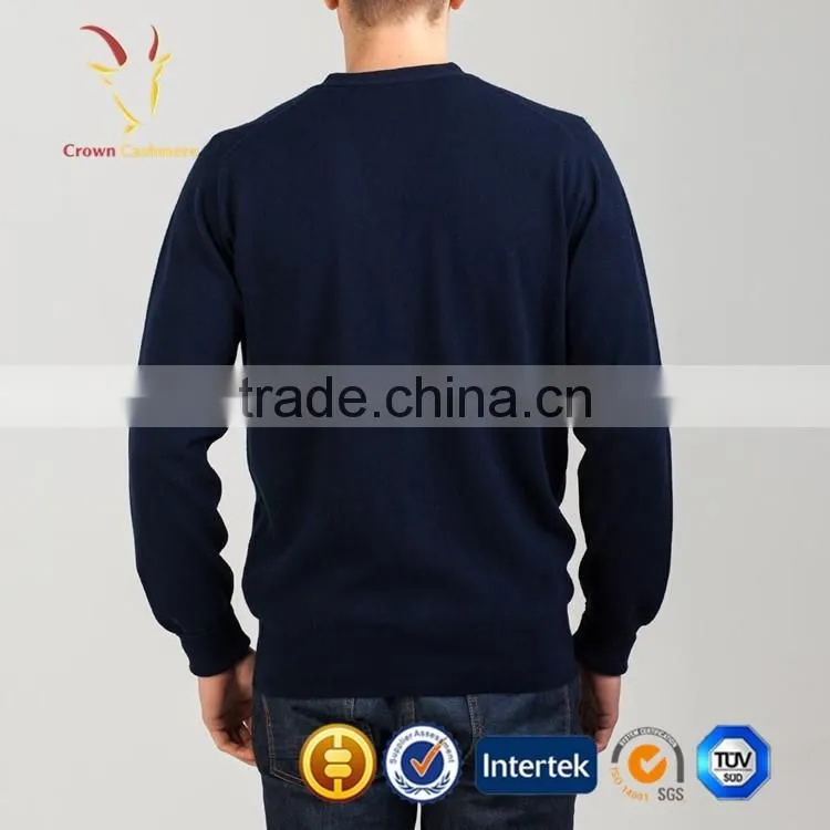V Neck Knitted Men Cardigan Sweaters