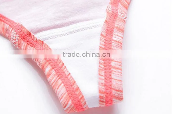 2017 China Manufacturer Personalized Your Own Brand Logo Design 95% Cotton 5% Spandex Private Label Women Hot Sexy T-Back Thongs
