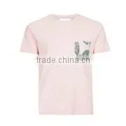 wholesale china 95% cotton 5% elastane custom t shirts
