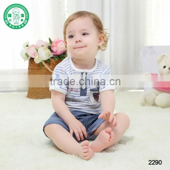 Cute design baby clothes popular baby boy dress clothes good quality organic baby clothes