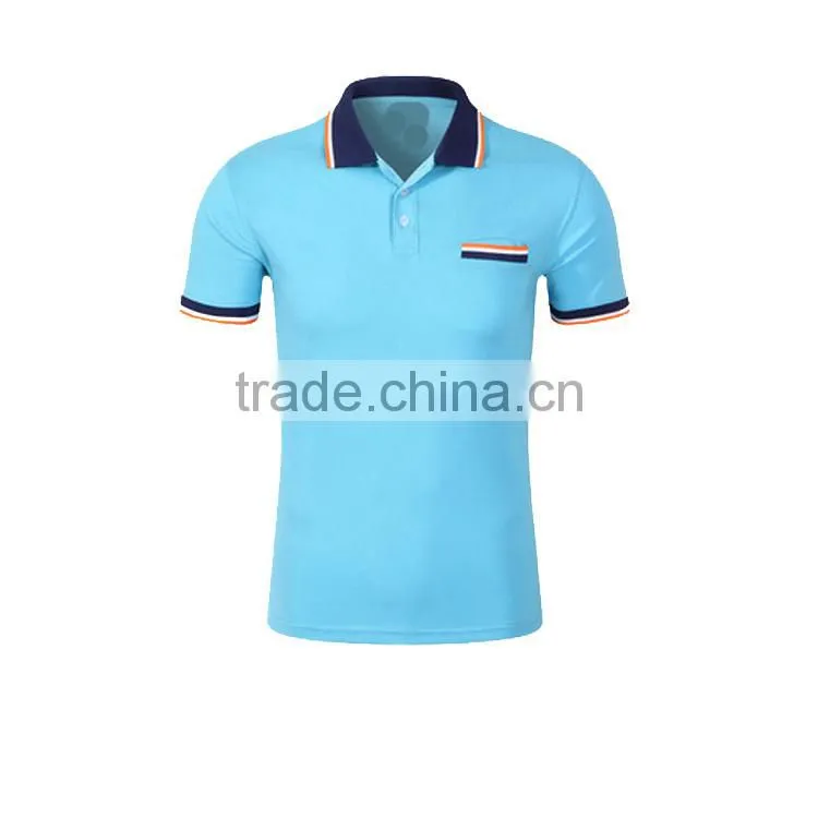 Custom T Shirts For Men With Collar Short Sleeve Dry Fit Polo Shirts 100% Cotton