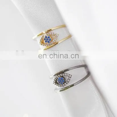 925 Sterling Silver Ring Adjustable Silver Ring Eye Ring
