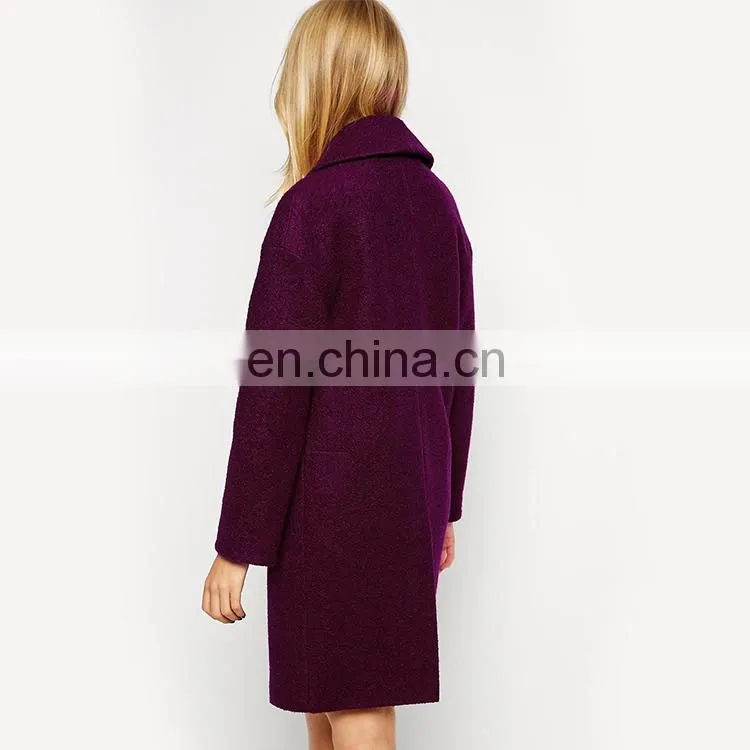 long design tweed fashion woman winter coats