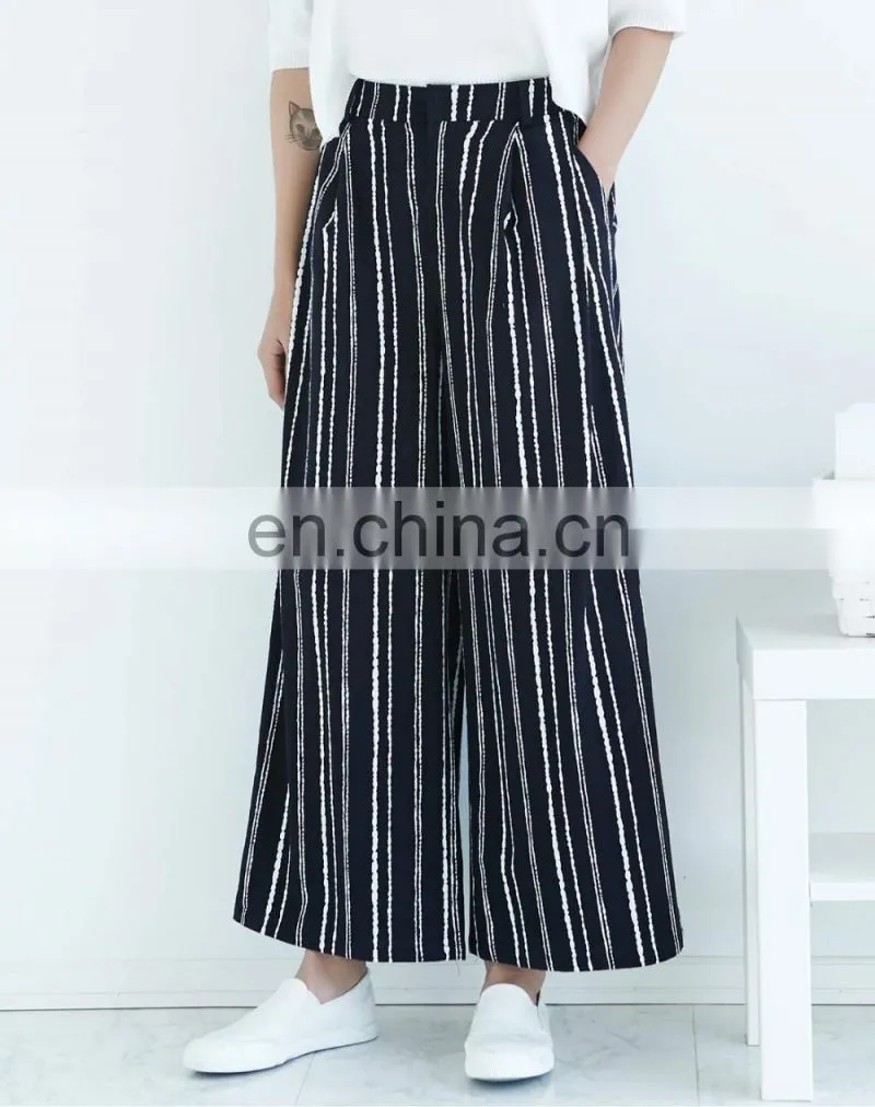 2016 new arrivel lady wide leg pants