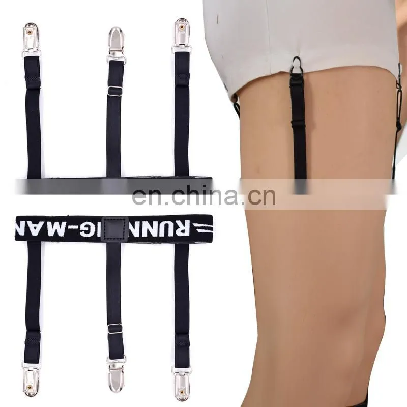2017 fashion mens shirt suspenders mens shirt stays holders