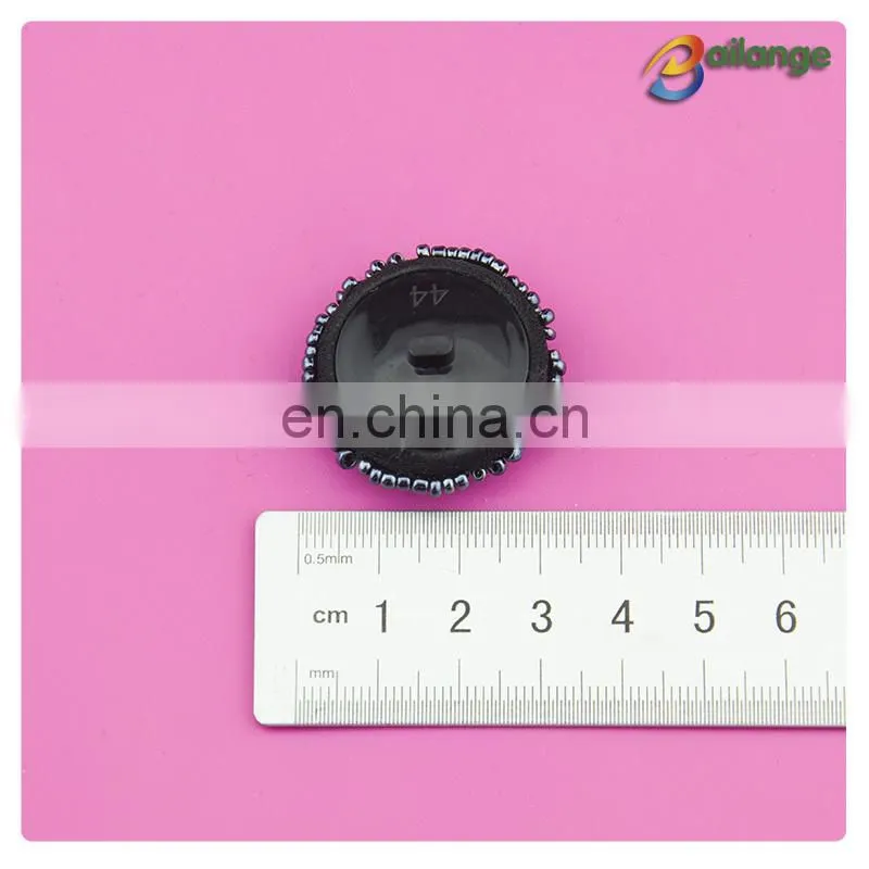 Bailange new design wholesale rhinestone beaded button for women garment