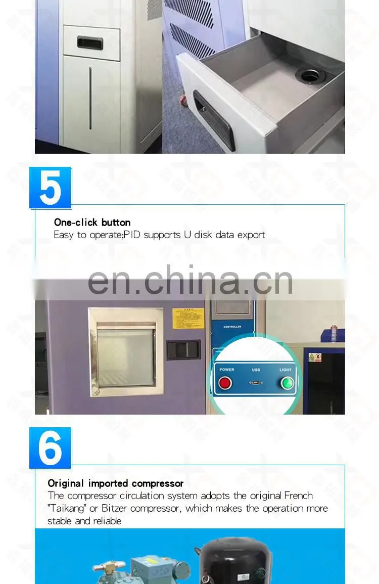 Testing equipment factory price temperature and humidity test box