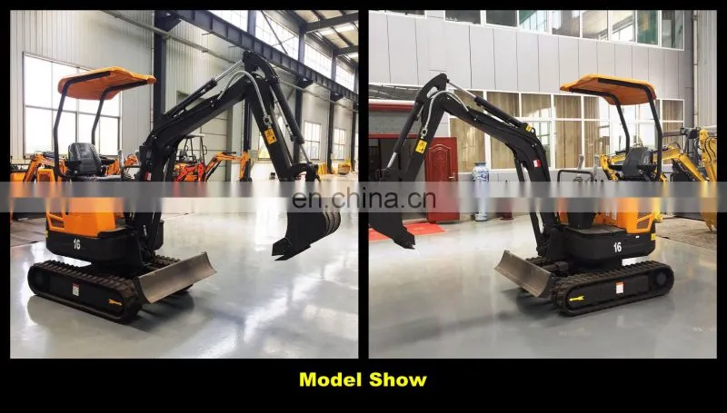 1600 kg china rhinoceros mini bagger machine 1.6t 1.7t 1.8t mini excavator with ce