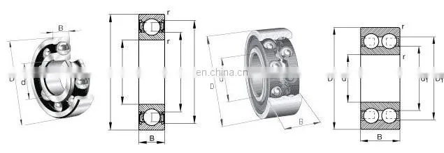 Good Quality Deep Groove Ball Bearing 61832 2rs Made in China 160*200*20mm Bearing