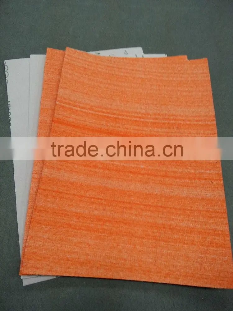 Needle punched fabric for shoe material