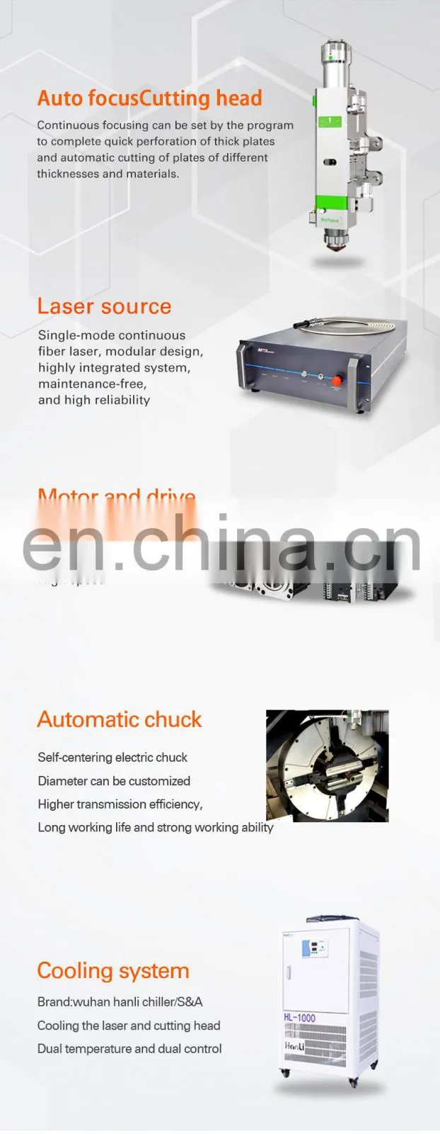 High speed and good quality Pipe cutting laser equipment laser cutting machine for square tube pipe