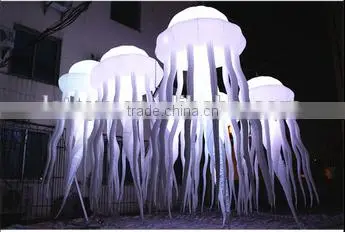 length 2m white inflatable led jellyfish for sale