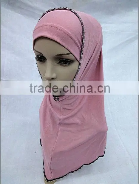 A456 muslim turban ITY NEW 2PCS PLAIN MUSLIM HIJAB