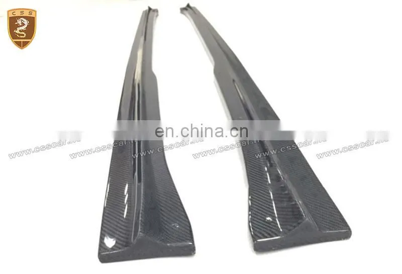 lips/spoiler/side skirts carbon fiber body kit for audi TT 2016