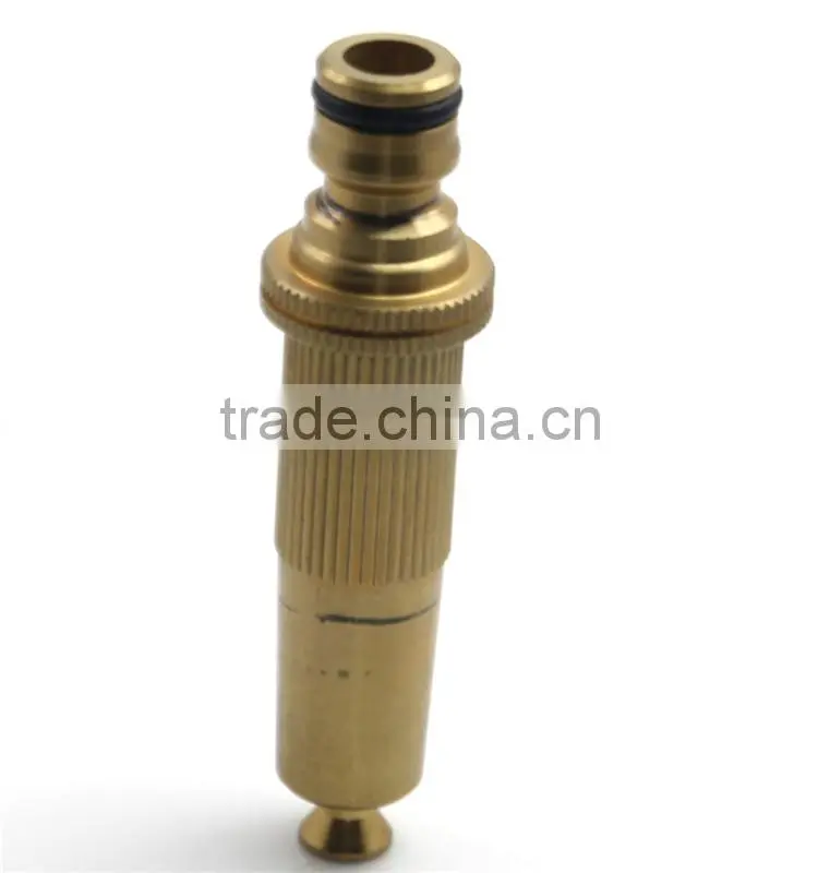 Copper adjustable garden water spray nozzle/ brass fitting