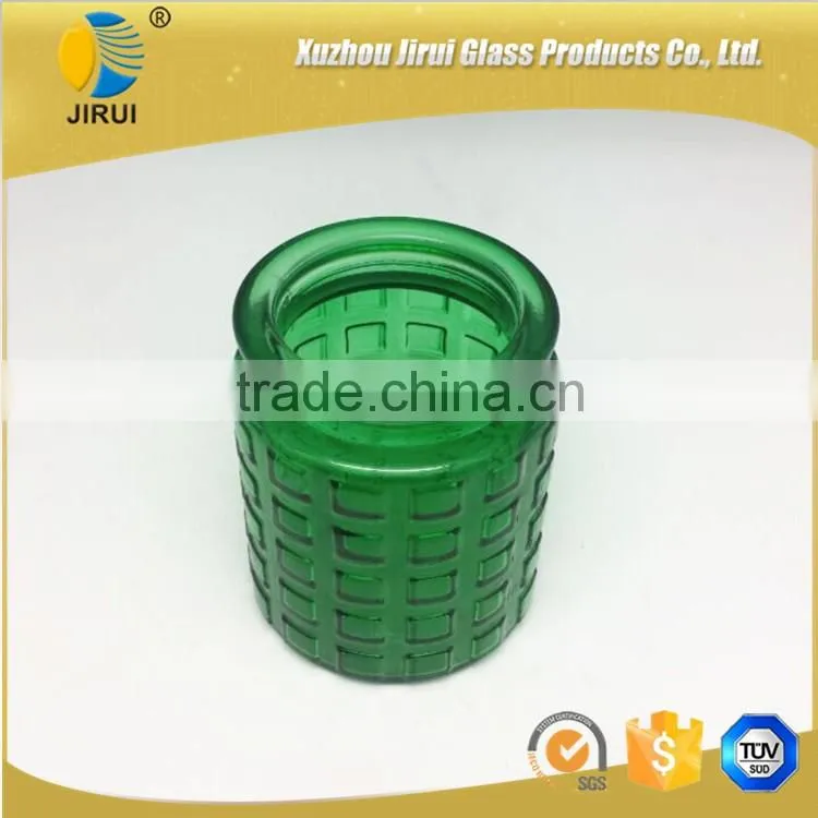 280ml round glass jar candle
