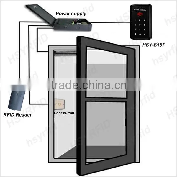 HSY-S187 Single door control module 125khz passive outdoor rfid reader
