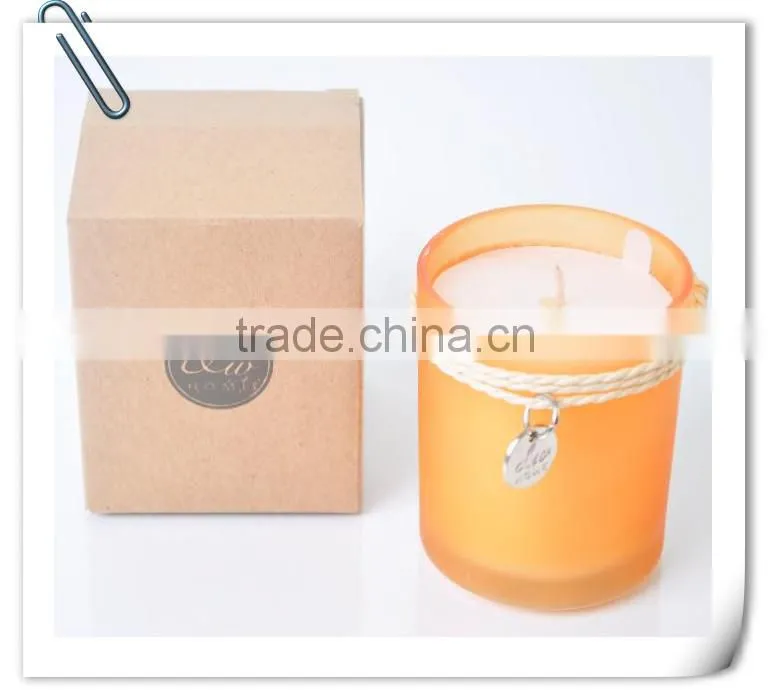 90g Decorative scented Glass candle jar