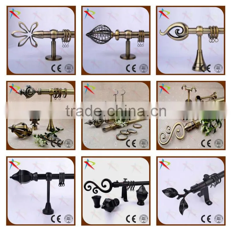 25mm and 35mm curtain rod accessory finials