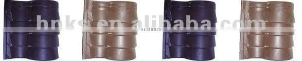 Cement hydraulic roof color tile machine