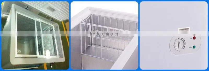 350L wholesale big freezer , horizontal freezer prices