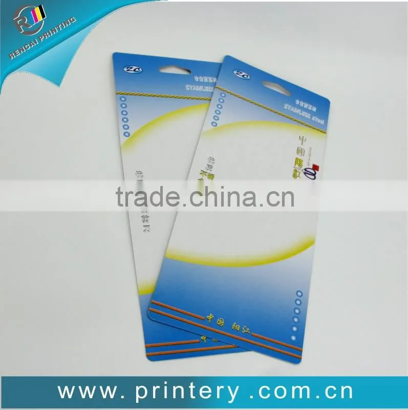 Eco-friendly Printed Personalized Paper Hanging Tags / Ribbon String Tags , Customized Logo and Size