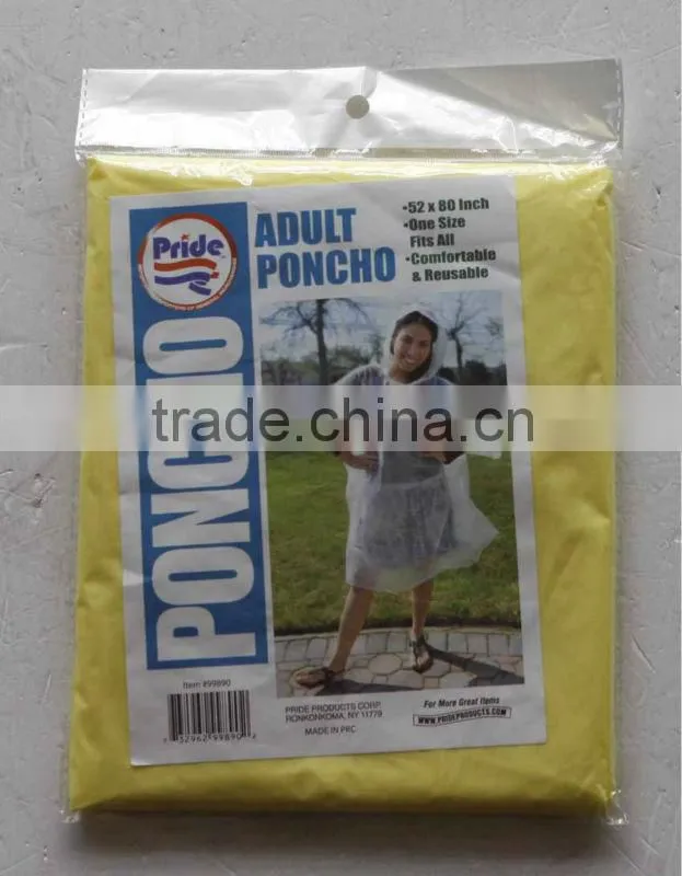 1PC PLASTIC RAINCOAT