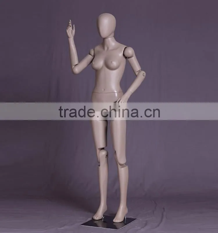high quality fiberglass flexible female mannequin