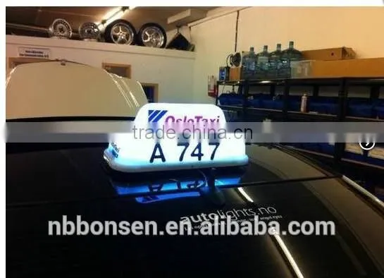 hot product taxi Top Light Box &Cab Roof advertising Lamp 120 smd