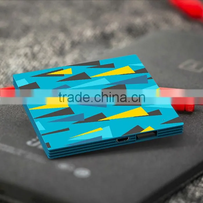 Custom metal suqare power bank 2500mah usb power bank