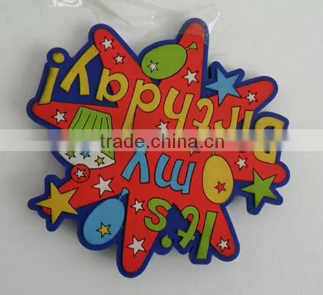 PVC fridge magnet, colorful 3d souvenir fridge magnet sticker for travel