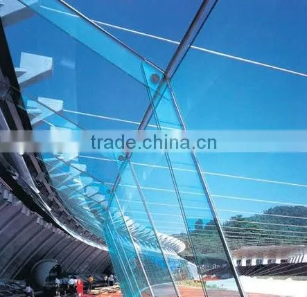 clear Tempered glass panels for buildings