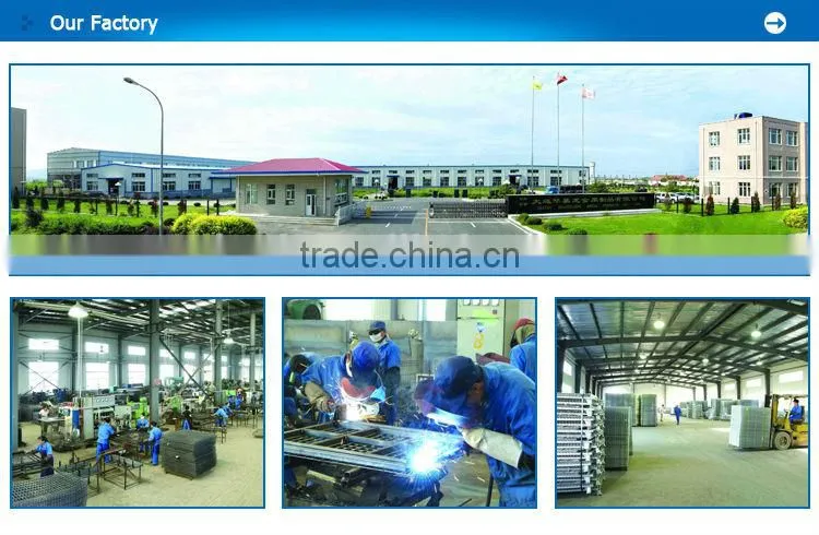 F channel galvanized warehouse wire mesh decking