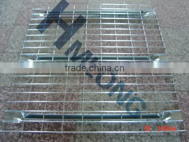 Steel storage wire decking for pallet rack