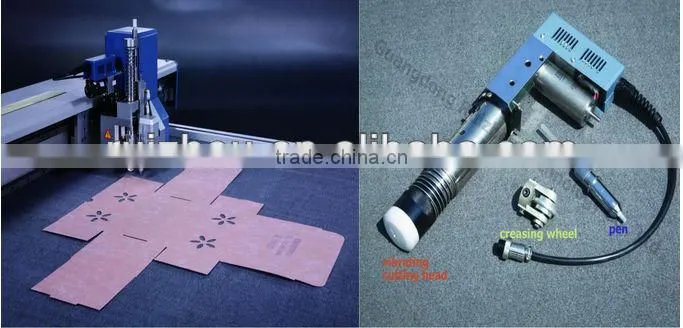 CNC knife cutting machine for bags and cases