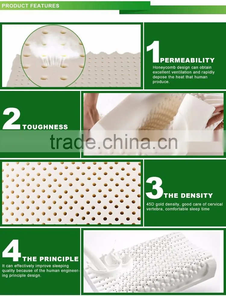 China supplier soft heavy breathable good density shredded memory foam pillow