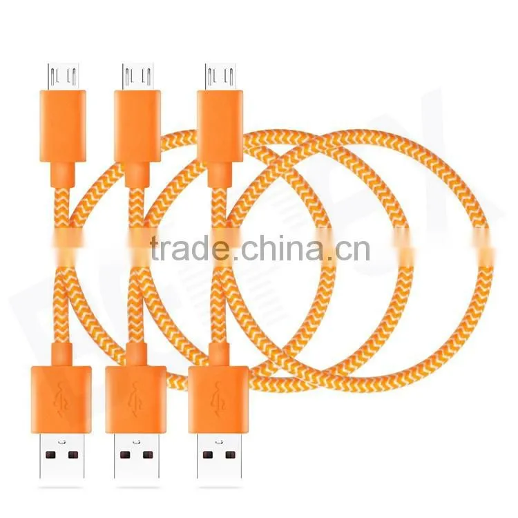 Angled Micro USB 2.0 Sync Charge Data Cable for Android