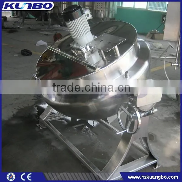 KUNBO Stainless Steel Electric Heating Mixing Jacket Kettle Tank