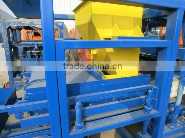 QT4-25 Hydraulic Plants Concrete Hollow block making machinery with PLC control box