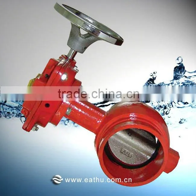 Cast iron robber seald butterfly valves