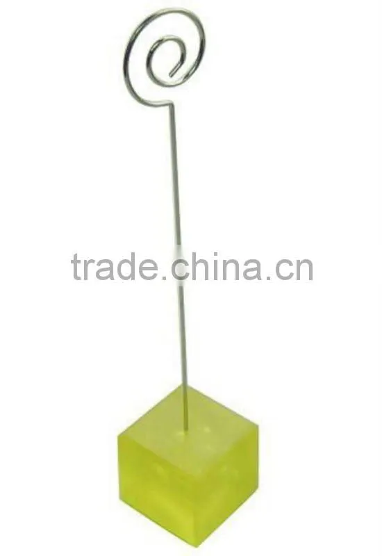 memo clip holder metal paper clip photo holder decorative